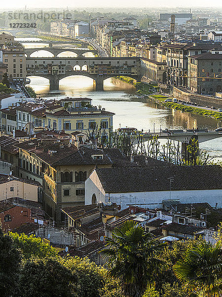 Italien  Toskana  Florenz  Blick vom Piazzale Michelangelo