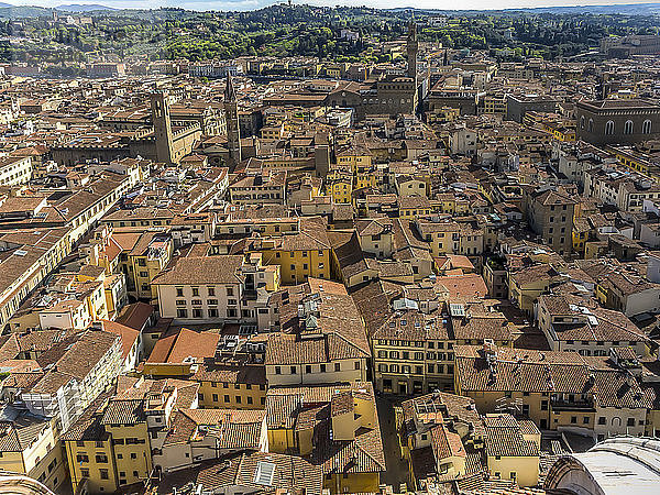 Italien  Toskana  Florenz  Panorama vom Balkon der Kuppel des Doms von Florenz  Architekt F. Brunelleschi