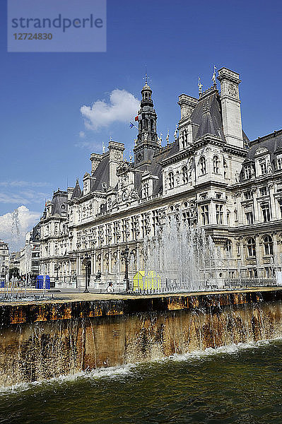 Frankreich  Rathaus von Paris.