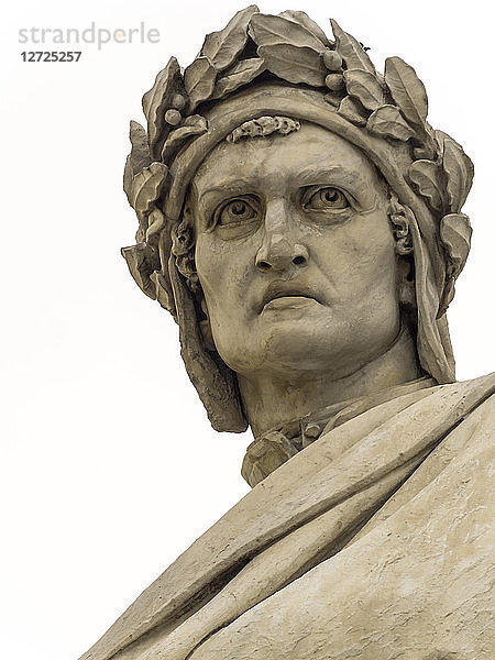 Italien  Toskana  Florenz  Statue von Dante Aligheri