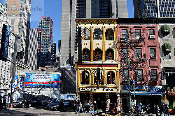 alte und moderne Gebäude in Midtown  Manhattan  New-York City  USA