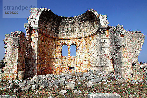 Türkei  Provinz Mersin  Erdemli  archäologische Stätte der Kirche von Kanlidivane (Kanytele - Neapolis)