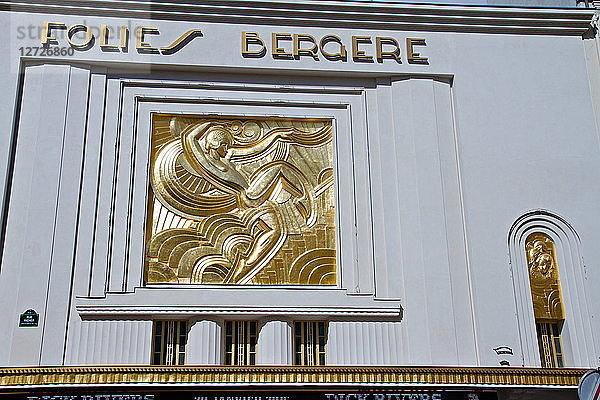 Frankreich  Paris  9. Arrondissement  Folies Bergere Theaterfront