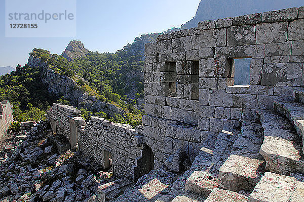Türkei  Provinz Antalya  archäologische Stätte von Termessos (Nationalpark Gulluk Dagi)  das Theater