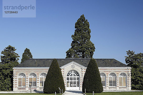 Die Seine und die Marne. Bussy Saint Martin. Der Kulturpark von Rentilly. Die Orangerie.