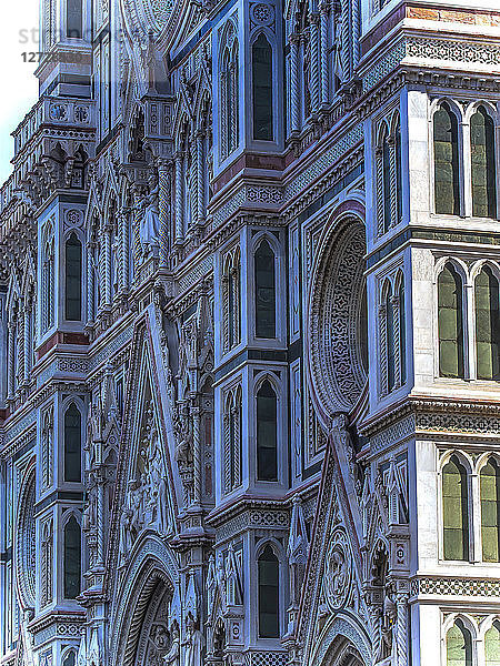 Italien  Toskana  Florenz  Kloster von San Marco  Fassade des Doms von Florenz (Santa Maria del Fiore)