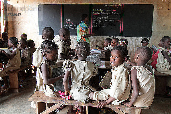 Grundschule Benin. Ouidah. Benin.