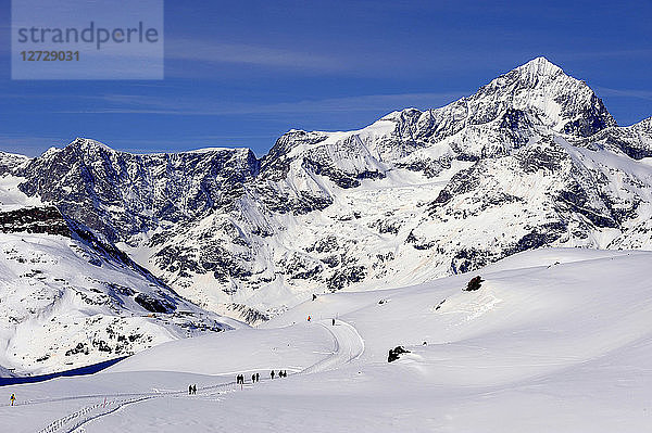 Schweiz  Südwestschweiz  Zermatt  Wanderweg
