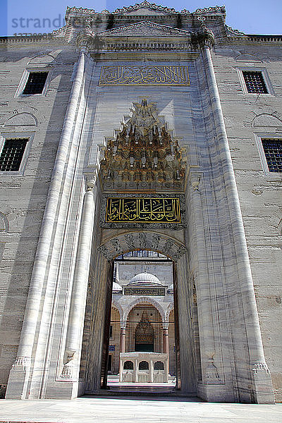 Türkei  Istanbul  (Stadtbezirk Fatih)  Stadtteil Süleymaniye  Süleymaniye-Moschee (Soliman-Moschee)
