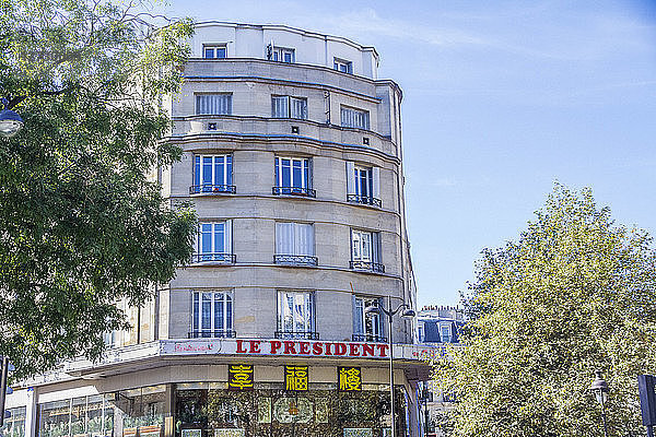 Frankreich  Paris  Viertel Belleville  Boulevard de la Villette  20. Arrondissement  chinesisches Restaurant Le President .