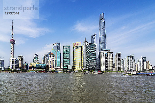 China  Shanghai  skyline of Pudong