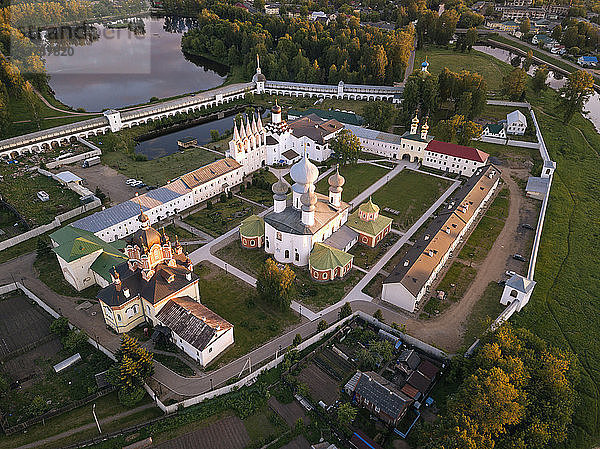 Russia  Leningrad Oblast  Tikhvin  Uspenski Cathedral in the evening light