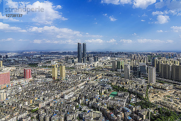 China  Kunming  view to the city