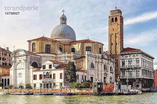Italy  Venice  Canale Grande with Chiesa San Geremia