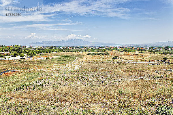 Greece  Peloponnese  ancient excavation site Sikyon