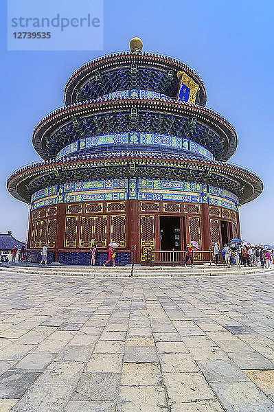 China  Beijing  view to Temple of Heaven