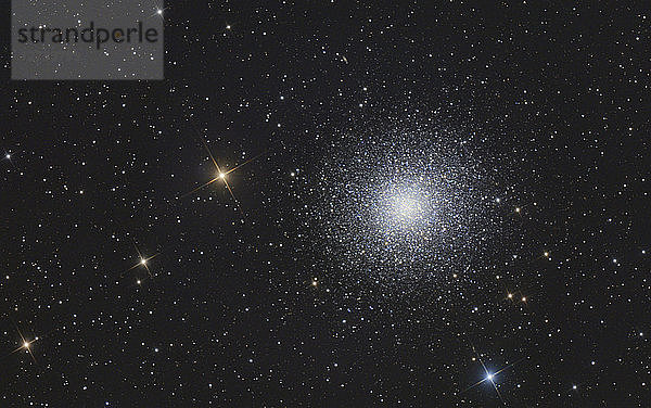 Astrophotography  globular cluster Messier 13 or Hercules Cluster