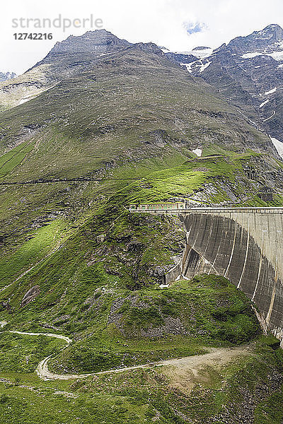 Germany  Salzburg State  Zell am See District  Mooserboden dam