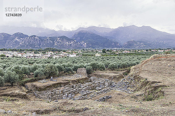 Greece  Peloponnese  Laconia  Sparta  amphitheatre