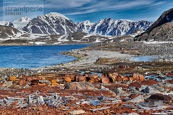 Virgohamna  Däneninsel  Spitzbergen  Norwegen  Europa
