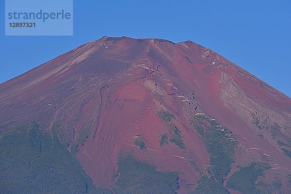 Der Berg Fuji von der Präfektur Yamanashi  Japan