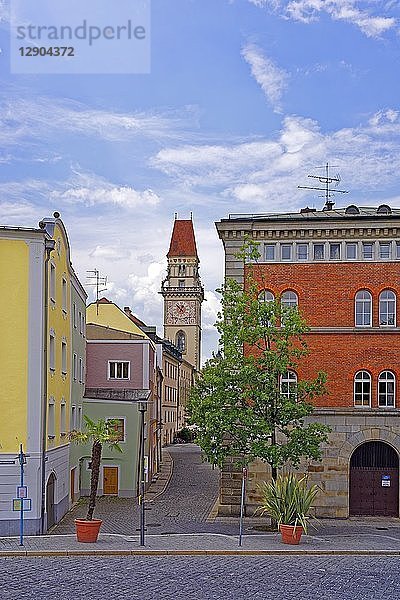 Altes Rathaus  Passau  Niederbayern  Bayern  Deutschland  Europa