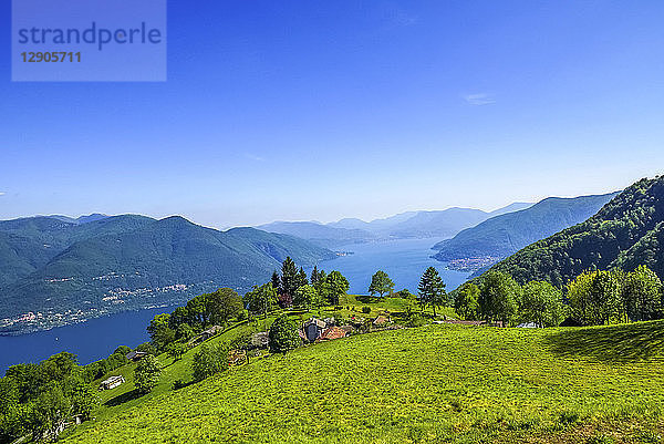 Switzerland  Ticino  Lago Maggiore  Mergugno