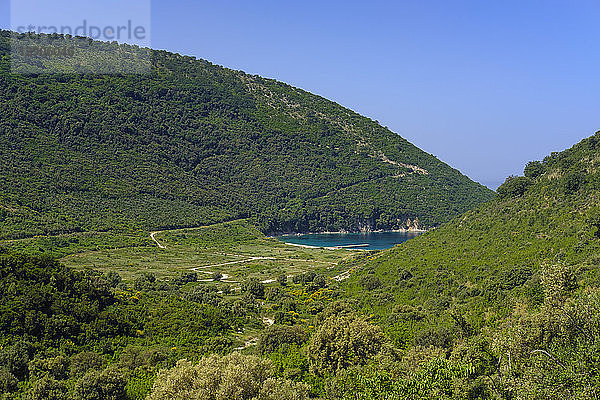 Albania  Vlore County  Lukova  Albanian Riviera  Kakome bay