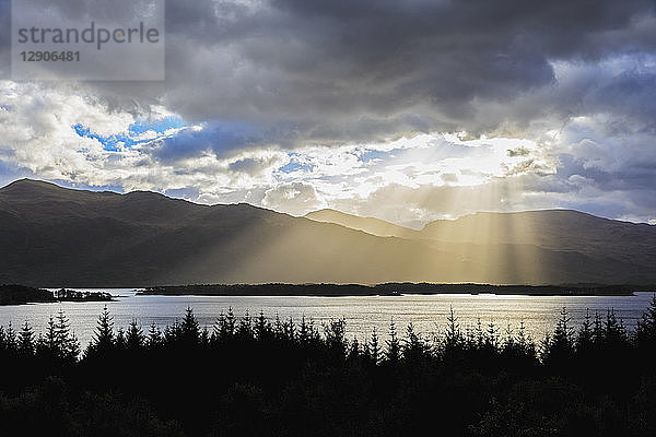 UK  Scotland  view to Loch Maree