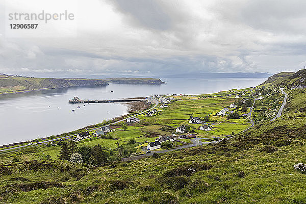 UK  Scotland  Inner Hebrides  Isle of Skye  Trotternish  Uig Bay  Uig