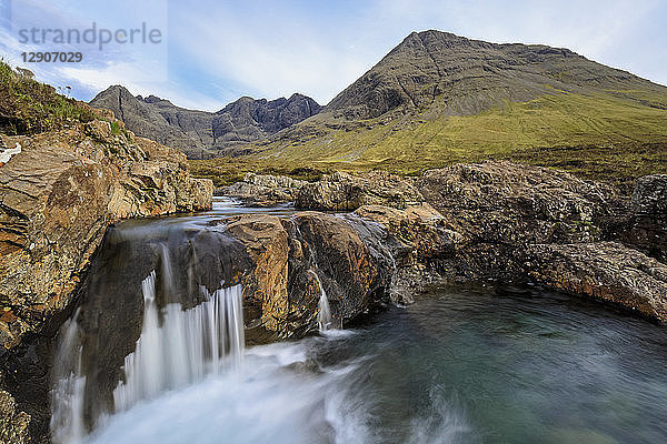 UK  Scotland  Inner Hebrides  Isle of Skye  Glen Brittle  River Brittle  Fairy Pools