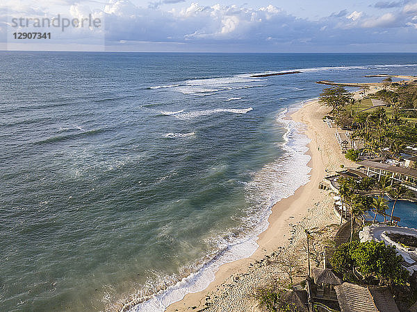 Indonesia  Bali  Nusa Dua  Aerial view of Nikko beach
