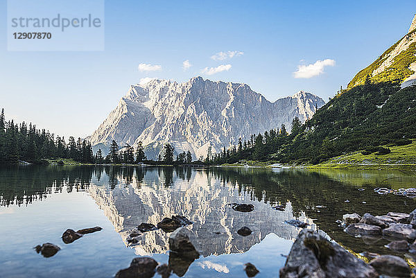 Austria  Tyrol  Lake Seebensee in summer