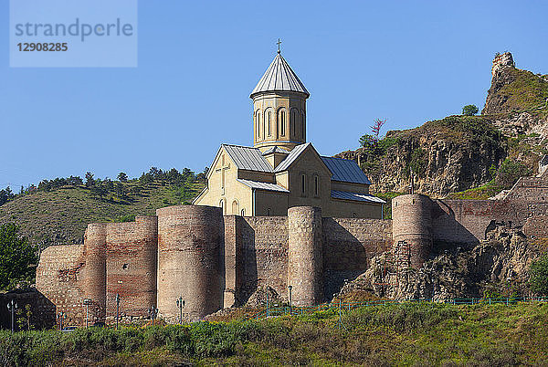 Georgia  Tbilisi  St. Nicholas' Church and Narikala Fortress