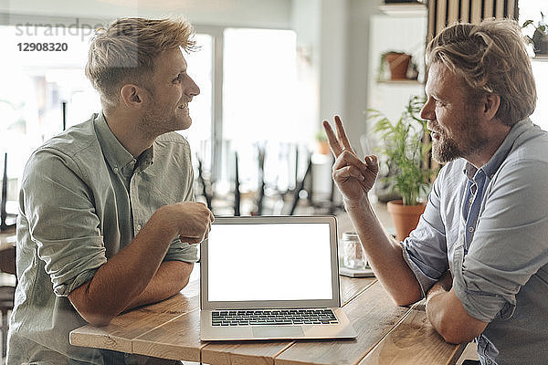 Business partners having a meeting in their new start-up company