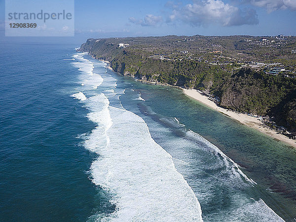 Indonesia  Bali  Aerial view of Karma beach