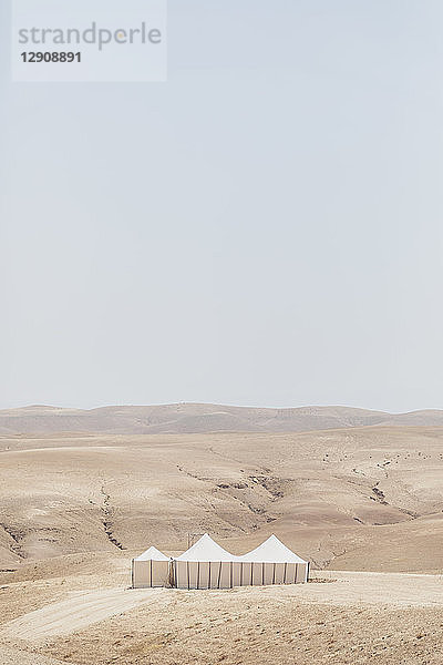 Morocco  tents in the desert