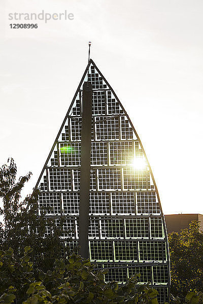Germany  Karlsruhe  Sail shaped solar panels
