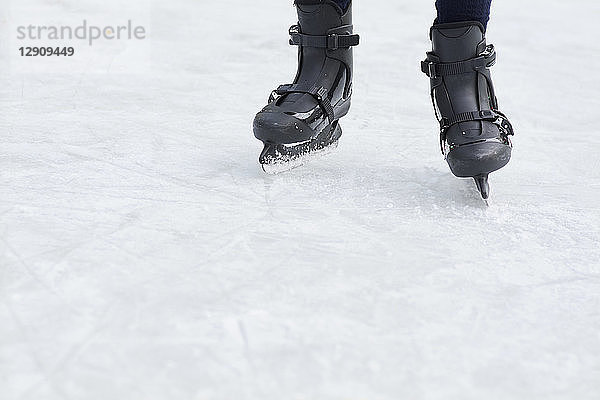 Detail of ice skates