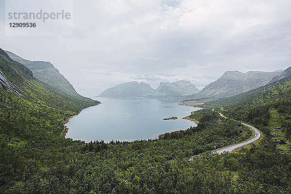 Norway  Senja island  coastal landscape