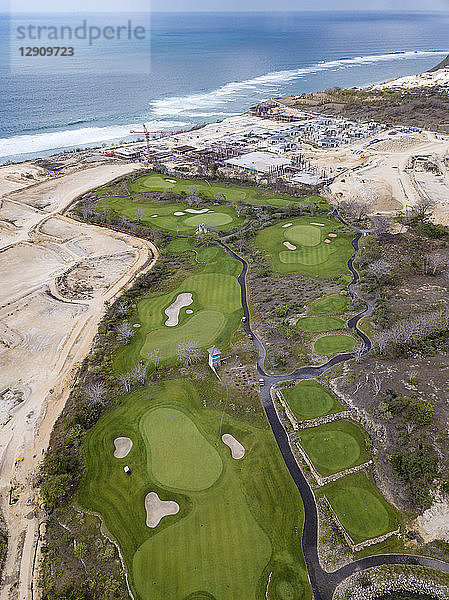 Indonesia  Bali  golf course at Payung beach