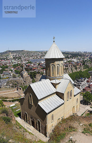 Georgia  Tbilisi  St. Nicholas' Church and old town