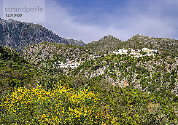 Albania  mountain village Dhermi-Fshat near Himara