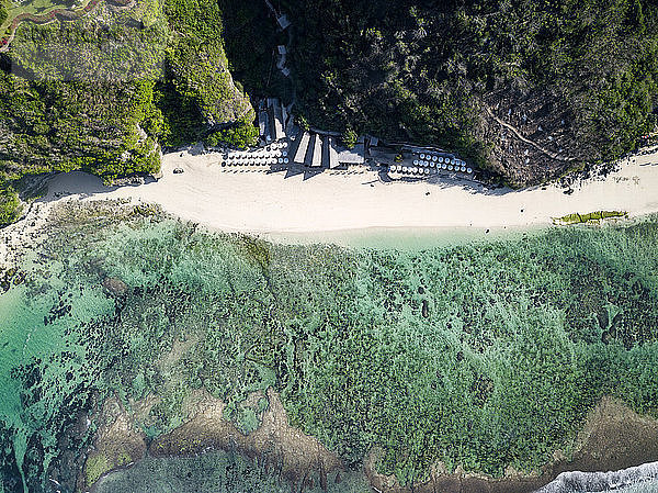 Indonesia  Bali  Aerial view of Karma Kandara beach