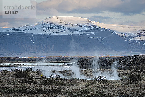Iceland  Vestfiroir  Reykholar  geothermal area