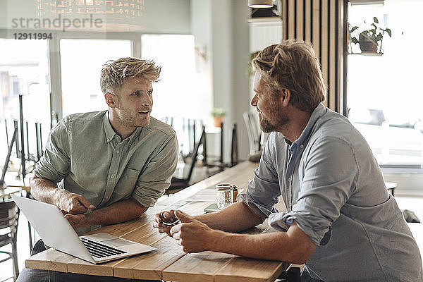 Business partners having a meeting in their new start-up company