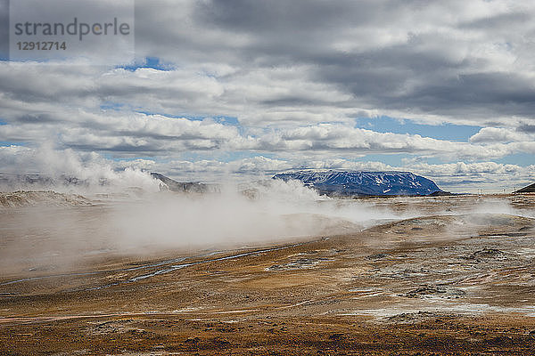Iceland  Myvatn  Namaskard  geothermal area
