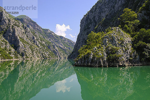 Albania  Shkoder  Drin river  Koman Lake