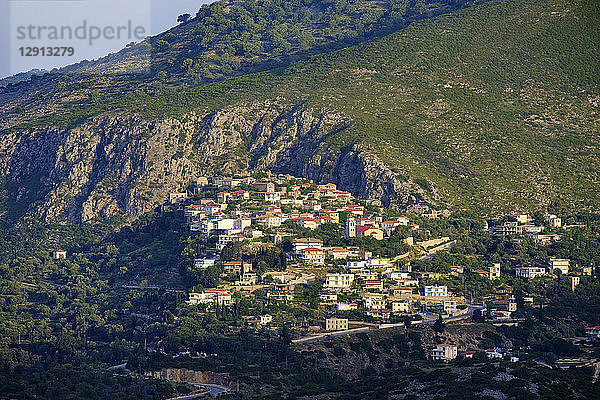 Albania  old mountain village Himara