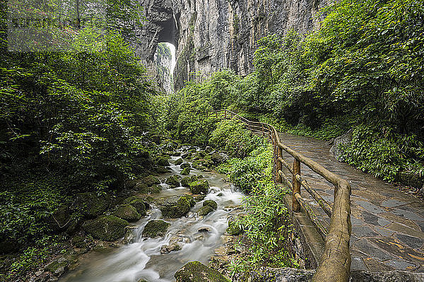 China  Sichuan Province  Wulong Karst National Geology Park